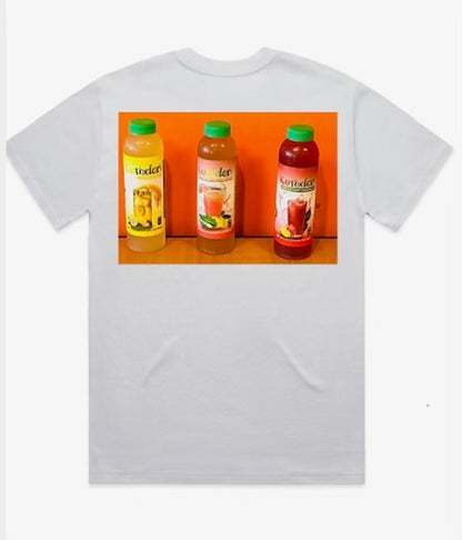 WHITE KUMELON BEVERAGE SHORT SLEEVE T-SHIRT L